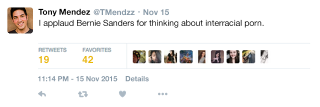 Illustration for article titled Campaign Setback: A Thought Bubble With Pornography Inside Of It Has Appeared Over Bernie Sanders’ Head